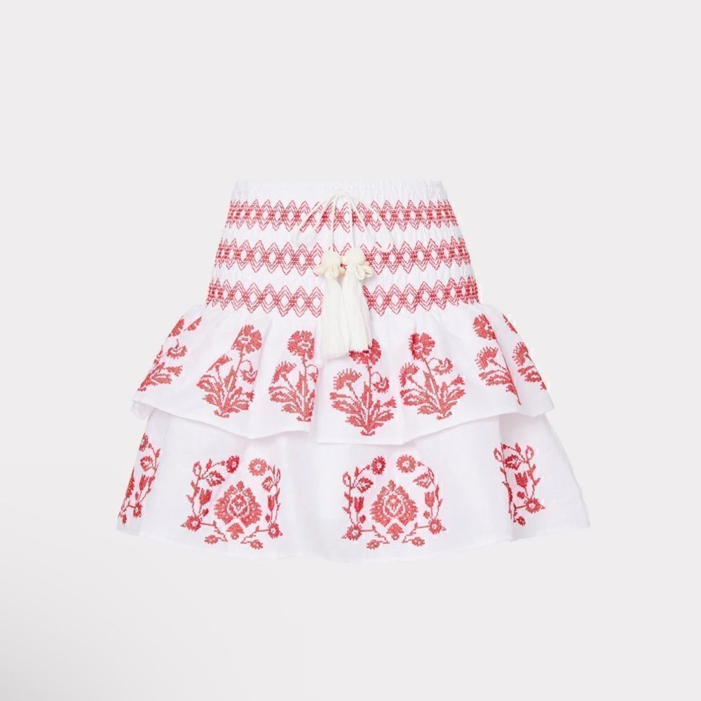 Milly - Estee Cross Stitch Embroidered Skirt size 12